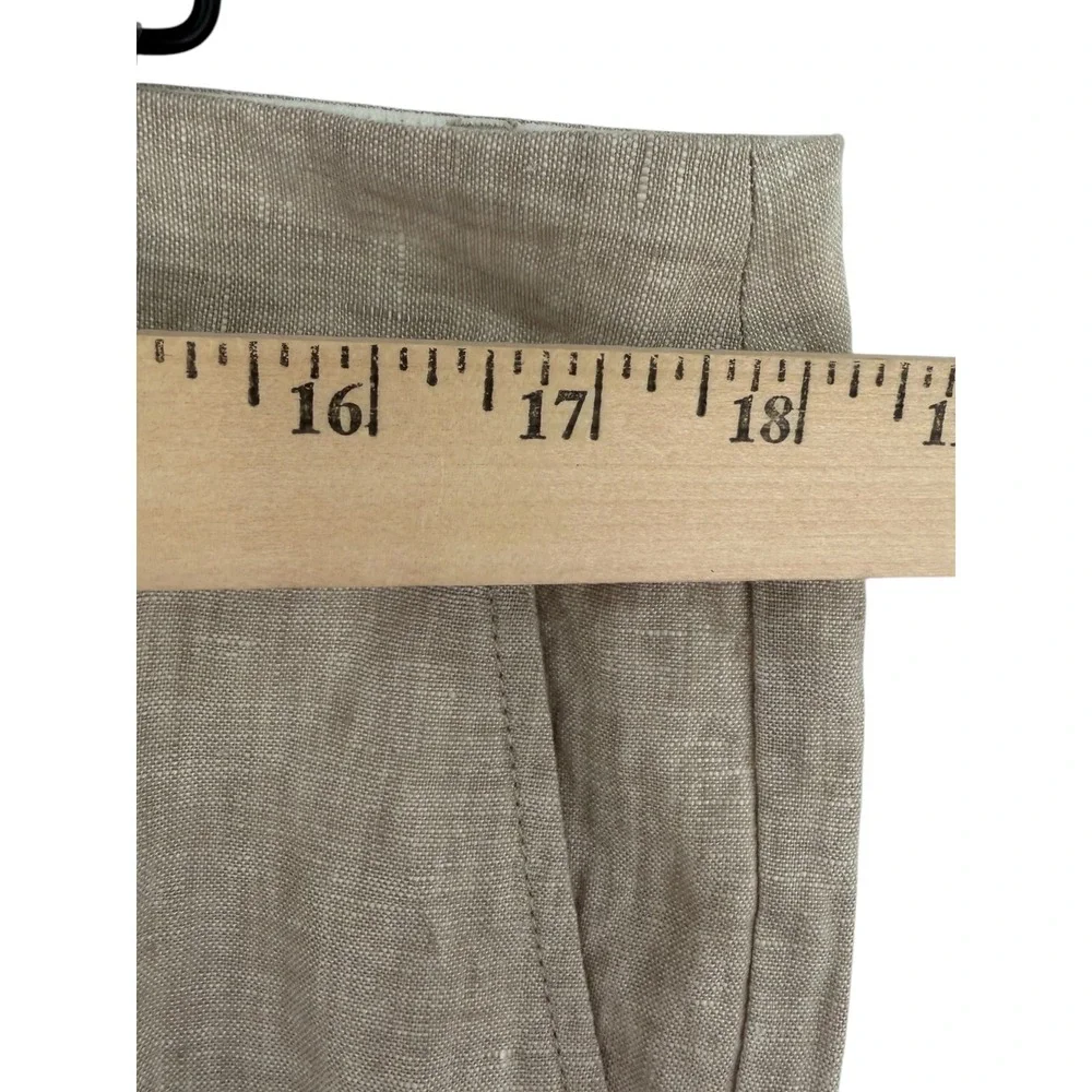 Quince 100% European Linen Trousers Mens 36x34 Flax Beige NWT Minimalist Neutral